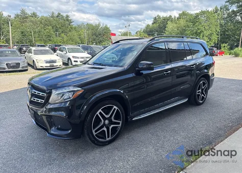 2017 Mercedes-Benz Gls 550 4Matic z USA, uszkodzony, nr VIN 4JGDF7DE1HA777299